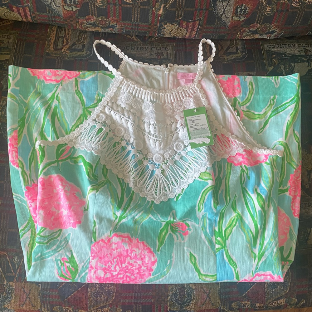 Lilly Pulitzer Pearl Shift Dress in Poolside Blue